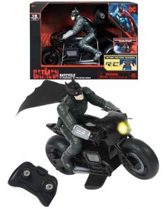 Batman Movie RC Batcycle skala 1:10 - fjernstyrt motorsykkel med figuren Batman - 2,4 GHz 6060490