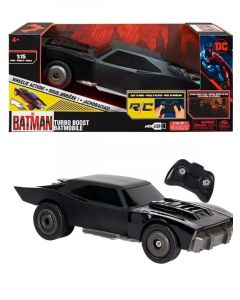 Batman Movie RC Turbo Boost Batmobile - radiostyrt bil i skala 1:15 - 2,4 GHz - 32 cm lang 6061300