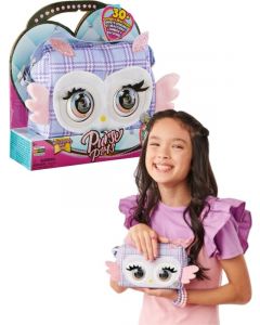 Purse Pets Print Perfect Owl - väska med 30+ ljud och reaktioner - ögon som blinkar 6064118