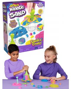 Kinetic Sand Kit med magisk sand i forskjellige farger