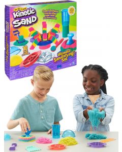 Kinetic Sand Kit med magisk sand og 10 verktøy 6067345