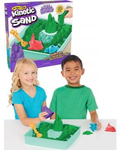 Kinetic Sand Boks med magisk sand - grønn 6067479