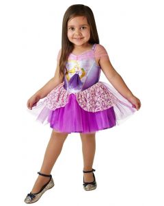 Disney Princess Rapunzel kostyme - 3-4 år - 104 cm - kort kjole 640741S