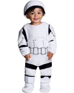 Star Wars Classic Deluxe Stormtrooper kostyme - 6-12 mnd - heldrakt med myk hjelm 700760