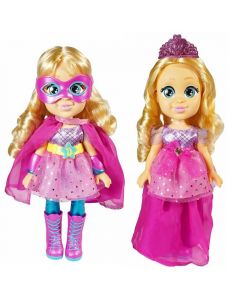 Love Diana Doll Mashup Princess to Superhero - dukke med to antrekk i ett - 33 cm 79865