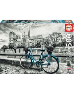Educa Puslespill 500 brikker - Bike near Notre Dame – sykkel 80-18482