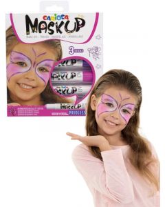 Carioca Maskup ansiktsmaling Prinsesse 3-pack fargestifter 950064