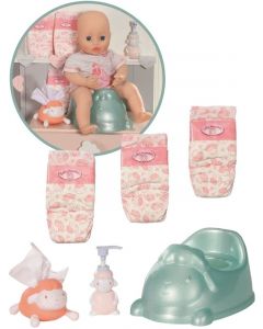 Baby Annabell potte, bleie og utstyr til dukke 703298