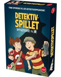 Detektivspillet Detektivbyrå nr 2 - barnespill - finn sporene og løs krimgåtene