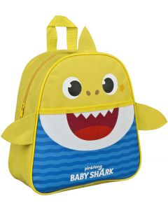 Baby Shark ryggsäck med fack på framsidan  - gul - BSAR7122B
