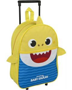 Baby Shark resväska på hjul till barn - gul - BSAR7663B
