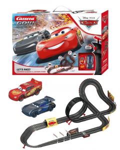 Carrera GO!!! 20062475 Disney Cars Lets Race! bilbane med loop - 6,2 meter