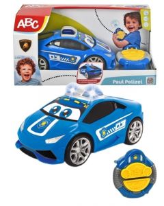 Dickie Toys RC Happy IRC Pauly Police bil med blålys - 27 cm - 204116000