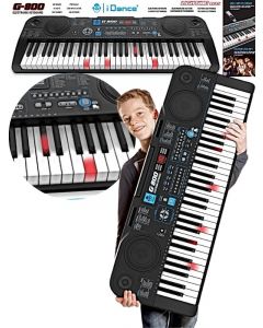 iDance G-800 elektronisk keyboard med lysveiledning - 61 tangenter G-800