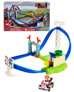 Hot Wheels Mario Kart Circuit Slam Track Set - bilbane med bil HGK59