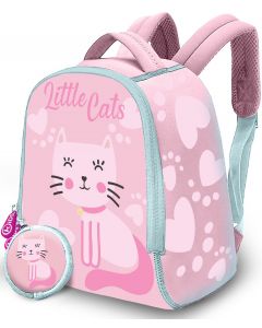 Little Cats liten ryggsäck - rosa 25 cm