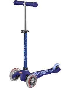 Mini Deluxe Blue - sparkesykkel med 3 hjul - 2-5 år - tåler opptil 35 kg MMD006