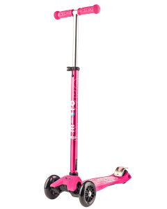 Micro Maxi Deluxe Pink - sparkesykkel med 3 hjul til barn 5-12 år MMD021