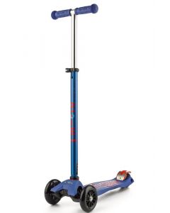 Micro Maxi Deluxe Blue - sparkesykkel med 3-hjul til barn 5-12 år MMD023