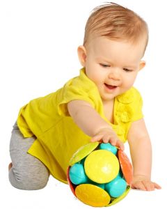 Oball Wobble Bobble ball - aktivitetsleke til baby - med lyd og bevegelse - OB-12212