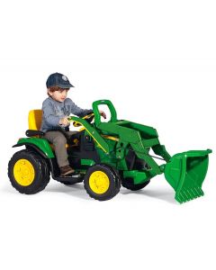 Peg Perego John Deere Elektrisk traktor for barn med skuffe - 12V - 21804