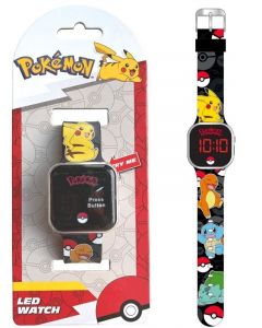 Pokemon LED klocka med touchskärm för barn  P000805