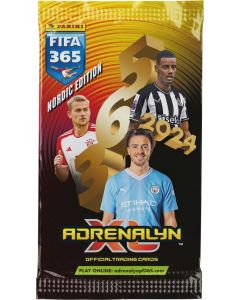Panini FIFA 365 Adrenalyn XL 2024 Boosterpakke med fotballkort PAN0007