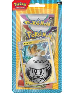 Pokemon TCG: blister med 2 boosterpakker og en mynt - Pawmot POK85586