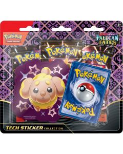Pokemon TCG: Scarlet and Violet 4.5 Paldean Fates Tech Sticker Blister Fidough - 3 boosterpakker og klistremerke POK85613