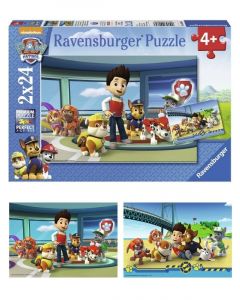Ravensburger puzzle 2x24 brikker - PAW Patrol & Ryder 101090853
