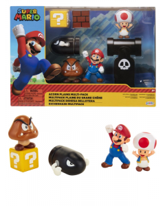 Nintendo Super Mario Acorn Plains figurpakke - 6 cm 64510-4L