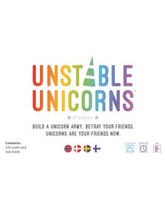 Unstable Unicorns kortspill - med norske regler TEEUU01SCAN