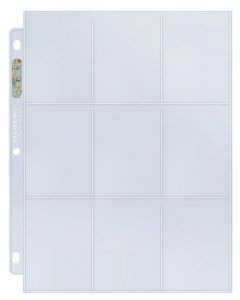 Ultra Pro Silver series 9-Pocket Pages - 100 plastlommer ULT81442-E