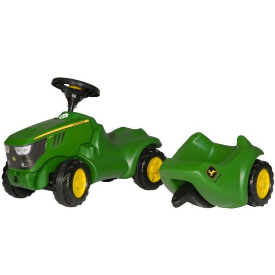 Rolly Toys rollyMinitrac: John Deere gåbil traktor med släp - från 18 mån