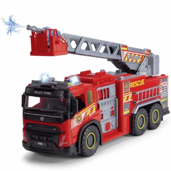 Dickie Toys Volvo FMX brandbil med vattensprut, ljus och ljud - 57 cm