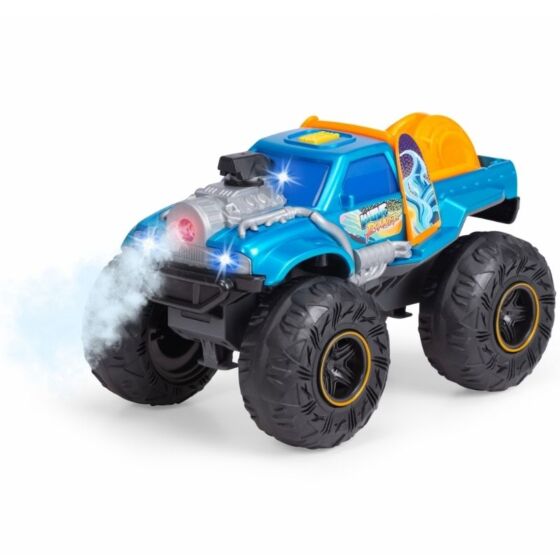 Dickie Toys Wave Runner monstertruck med rök, ljus och ljud - 25 cm