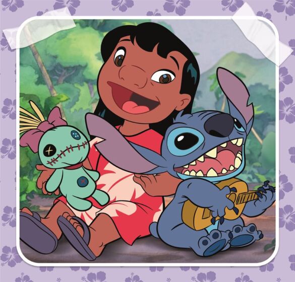 Clementoni Disney Stitch puslespill 3x48 brikker