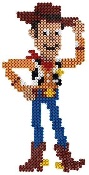 Hama Midi Disney Toy Story 4 presentask med pärlor och pärlplattor - 4000 pärlor