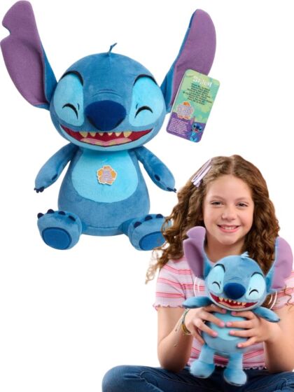 Disney Stitch Interaktivt kosedyr med lyd og bevegelser - 28 cm