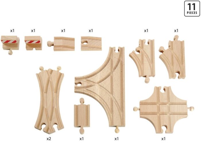 BRIO avansert skinnesett 33307 - 11 deler