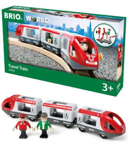 BRIO World Passagertog med vogne 33505 - 2 figurer inkluderet