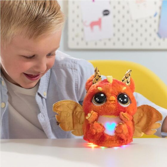 Hatchimals Alive Secret Hatch Draggle nalle med ljud och reaktioner