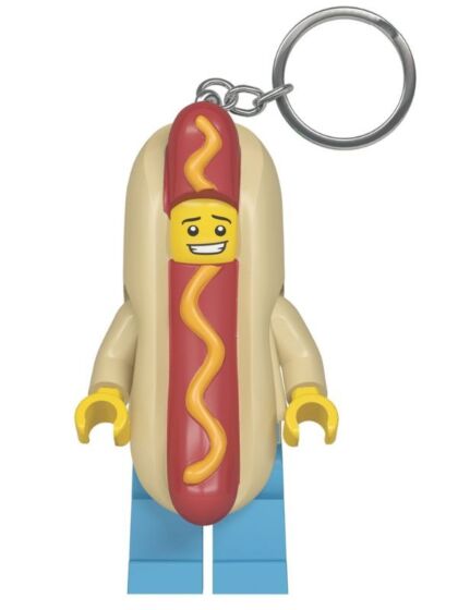 LEGO Hot Dog Guy nøkkelring med LED-lys