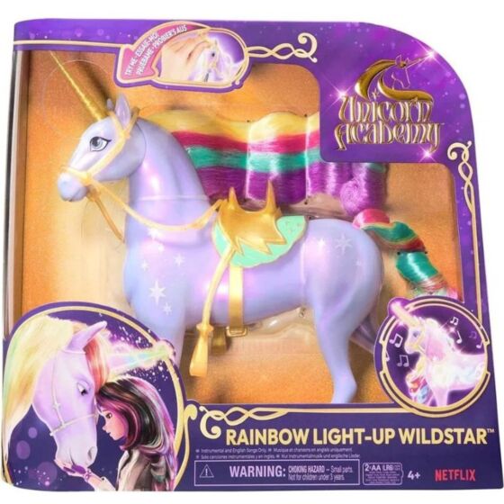 Unicorn Academy interaktiv enhjørning - Wildstar med lys og lyd