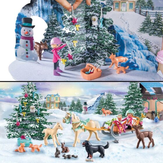 Playmobil Horses of Waterfall julekalender: Kanetur ved juletid 71345 