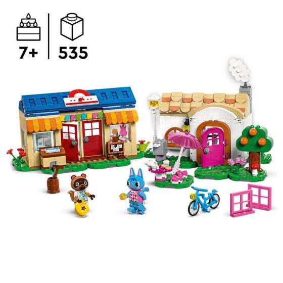 LEGO Animal Crossing 77050 Nook's Cranny & huset där Rosie bor