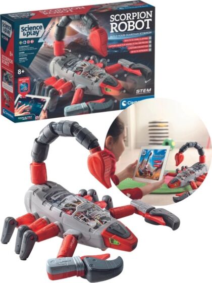 Clementoni Science and Play Robotics - mekanisk skorpion-robot byggesett
