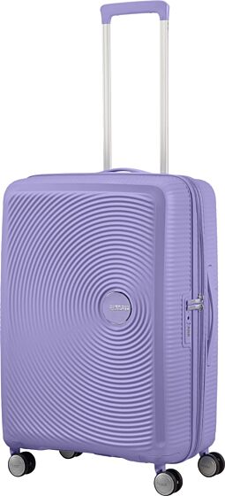 American Tourister Soundbox Spinner utvidbar trillekoffert 67 cm - lavendel
