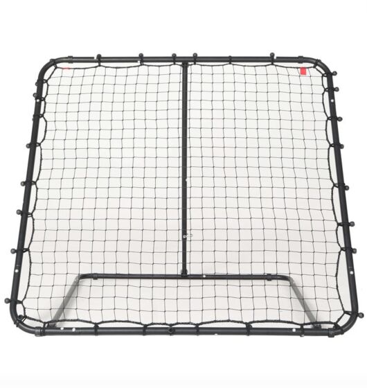 Mzone fodbold justerbar rebounder - 120x120cm