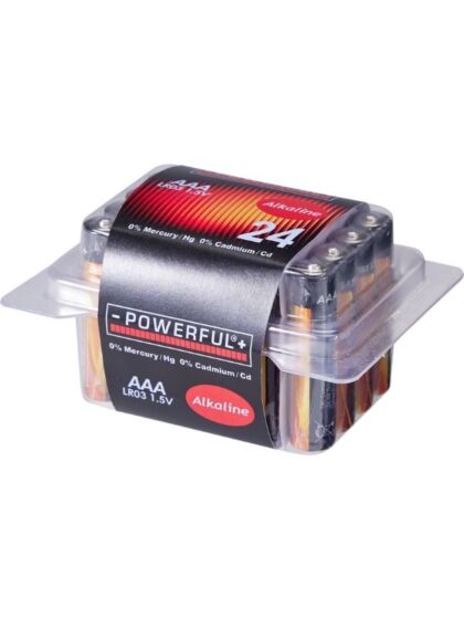 AAA-batterier (LR03) – 24 st 1,5 V